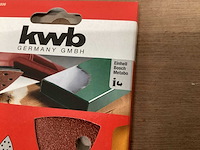 Kwb schuurschijf 93x93, 5 pack (95x) - afbeelding 1 van  2