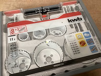 Kwb set gatenzagen in kunststof koffer - afbeelding 2 van  2