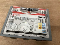 Kwb set gatenzagen in kunststof koffer - afbeelding 1 van  5