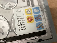 Kwb set gatenzagen in kunststof koffer - afbeelding 2 van  5