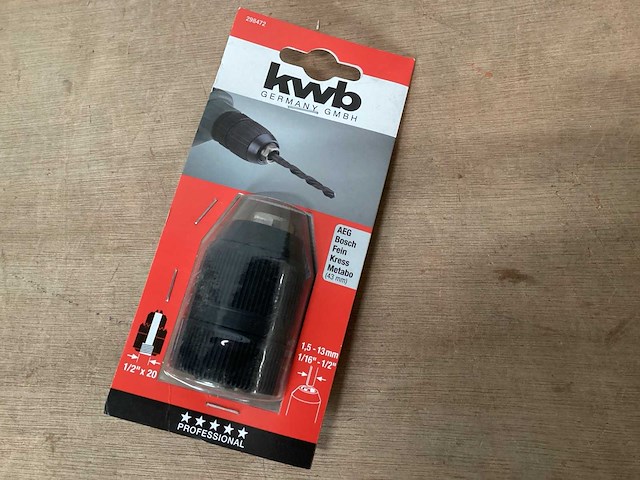 Kwb snelspan boorkop voor boormachine (13x) - afbeelding 1 van  4