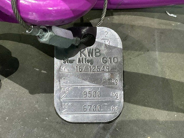 Kwb star 2-sprong hijsketting (2x) - afbeelding 6 van  6