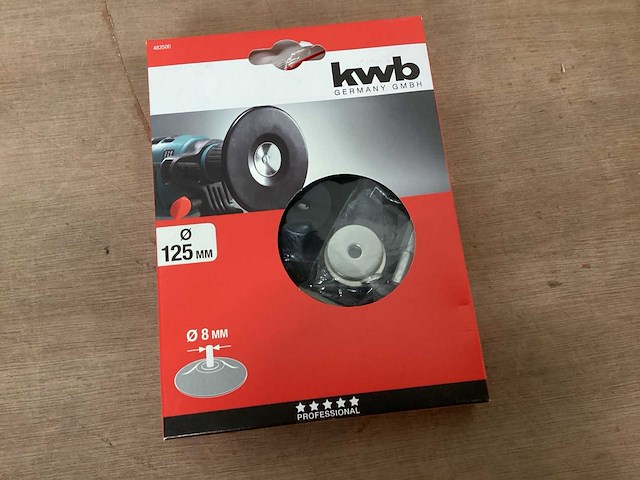 Kwb steunschijf 125 mm voor boormachine (27x) - afbeelding 1 van  4