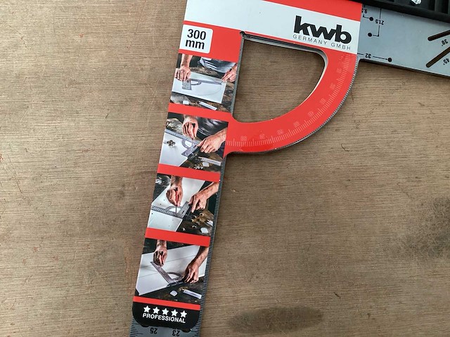 Kwb winkelhaak schrijfhaak 300 mm (2x) - afbeelding 1 van  5