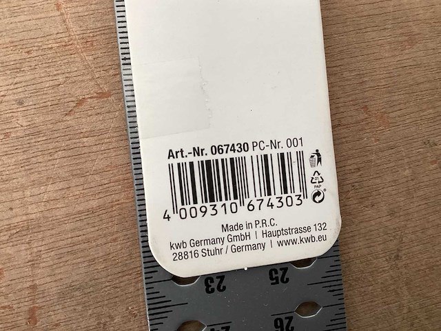 Kwb winkelhaak schrijfhaak 300 mm (2x) - afbeelding 5 van  5