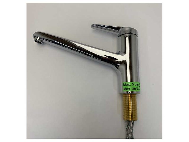 Kwc adrena single lever kitchen mixer tap chrome - 10.325.023.000fl - afbeelding 4 van  10