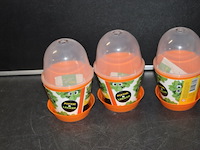 Kweekpotje oranje basilicum 3stuks in a9