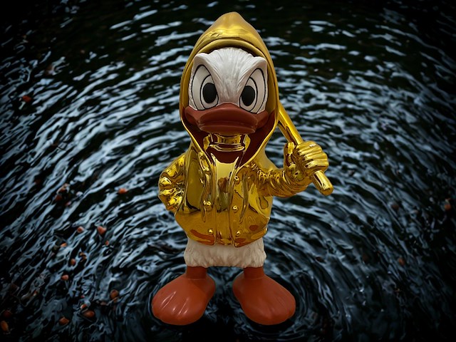Kwik met de eindklap sculptuur - afbeelding 1 van  9