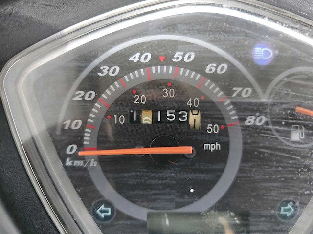 Kymco - bromscooter - super 8 - 4t 45km uitvoering d511bt - afbeelding 7 van  7