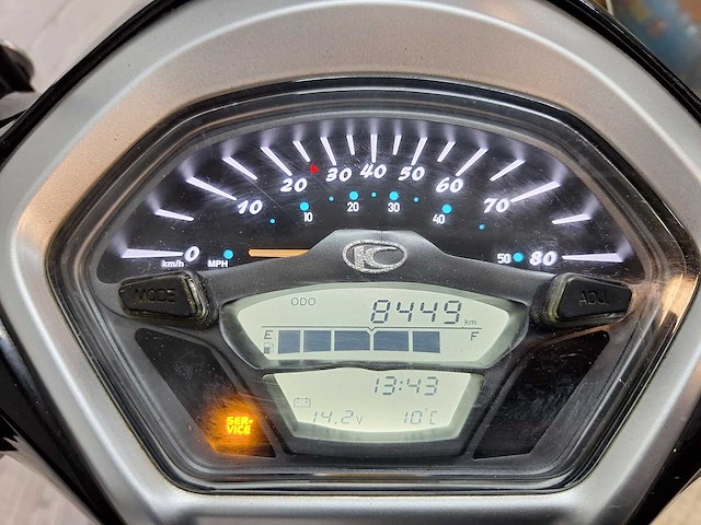 Kymco new like 25 km snorscooter 4takt - afbeelding 4 van  7