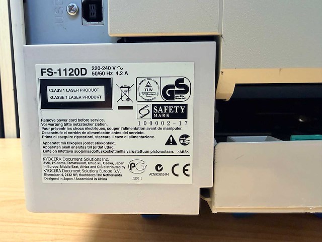 Kyocera - ecosys fs-1120d - zwart-wit laserprinter - afbeelding 17 van  17