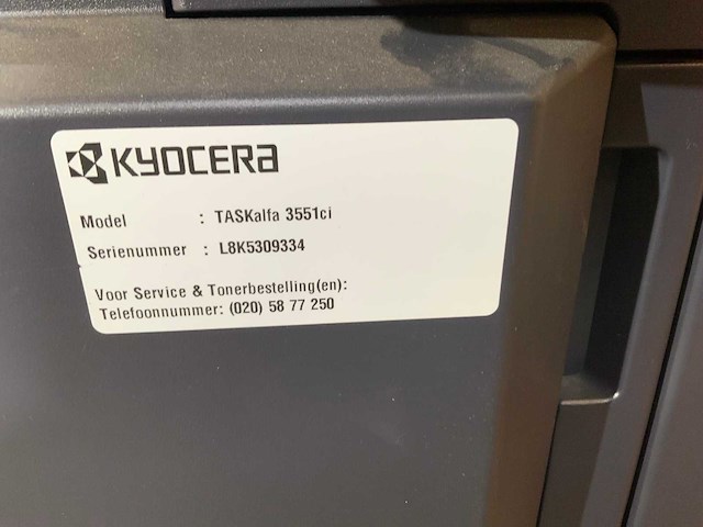 Kyocera - taskalfa 3551ci - kleur all-in-one laserprinter - afbeelding 2 van  11