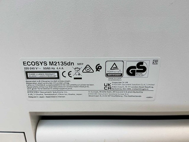 Kyocera ecosys m2135dn overige printers en copiers - afbeelding 1 van  10