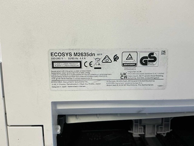 Kyocera ecosys m2635dn overige printers en copiers - afbeelding 4 van  13