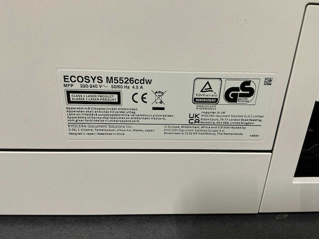 Kyocera ecosys m5526cdn printer - afbeelding 6 van  6