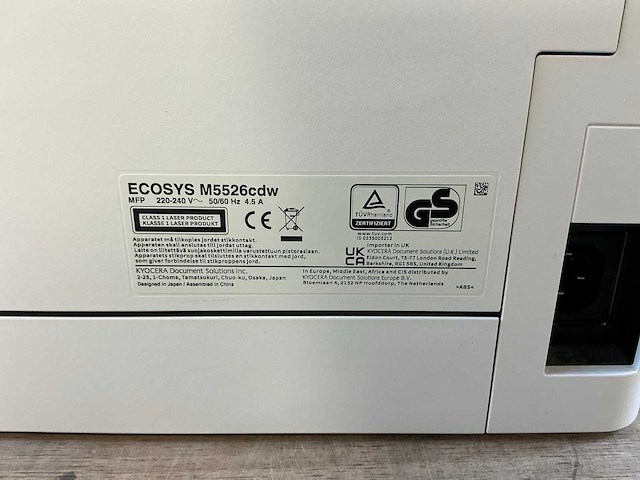 Kyocera ecosys m5526cdw printer - afbeelding 2 van  10