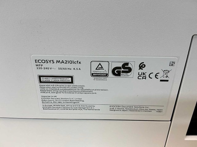 Kyocera ecosys ma2600cfx printer - afbeelding 2 van  11