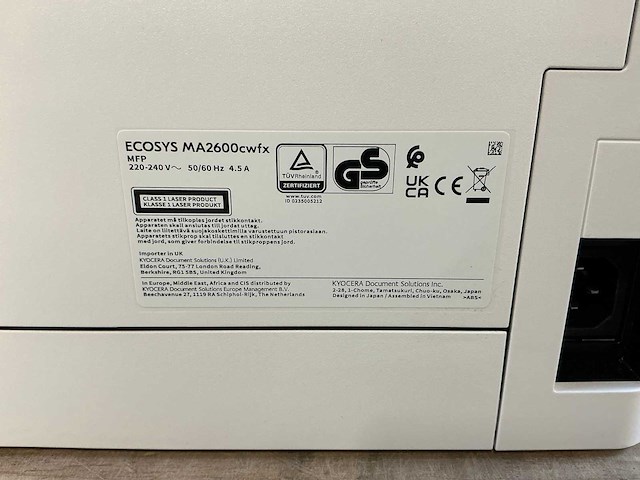 Kyocera ecosys ma2600cwfx printer - afbeelding 2 van  10