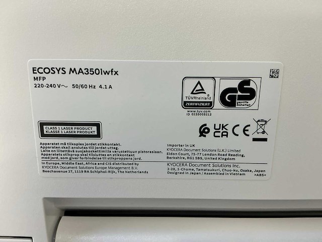 Kyocera ecosys ma3501wfx printer - afbeelding 7 van  7