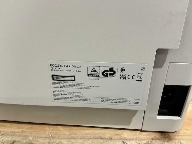 Kyocera ecosys p2101cwx overige printers en copiers - afbeelding 7 van  7
