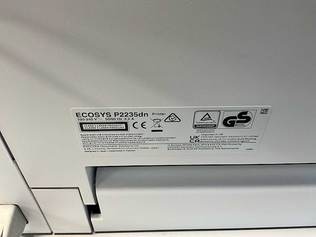 Kyocera ecosys p2235dn-printer - afbeelding 7 van  7