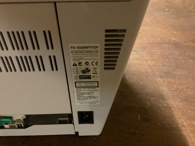 Kyocera fs-1028mfp ecosys laserprinter - afbeelding 6 van  7