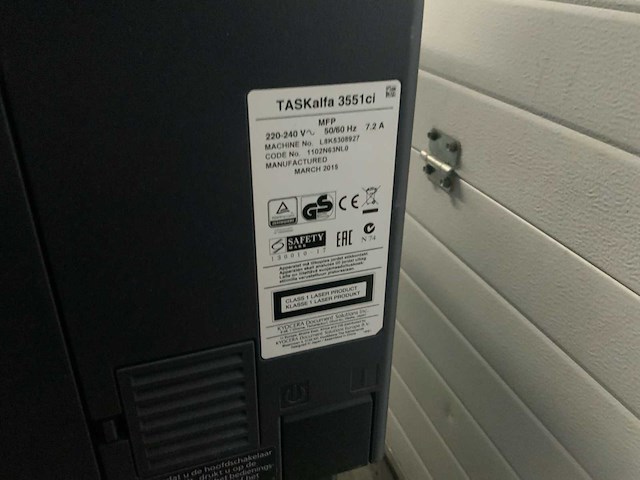 Kyocera taskalfa 3551ci laserprinter - afbeelding 2 van  10