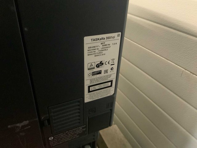 Kyocera taskalfa 3551ci laserprinter - afbeelding 9 van  9