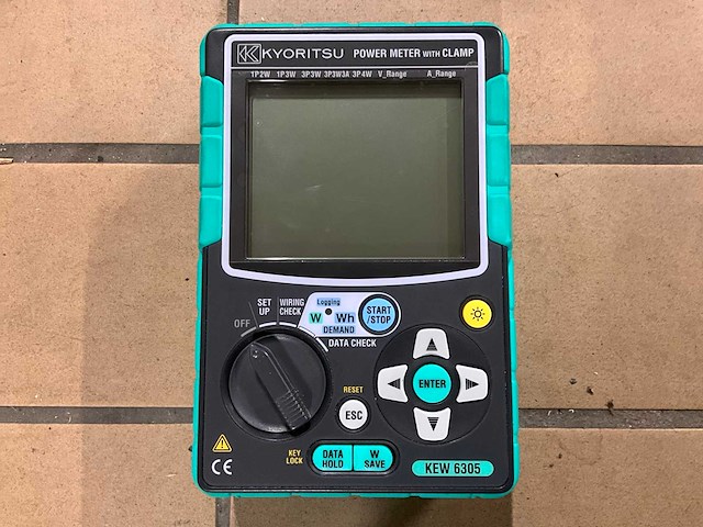 Kyoritsu kew 6305 3-fasen vermogenslogger - afbeelding 2 van  6