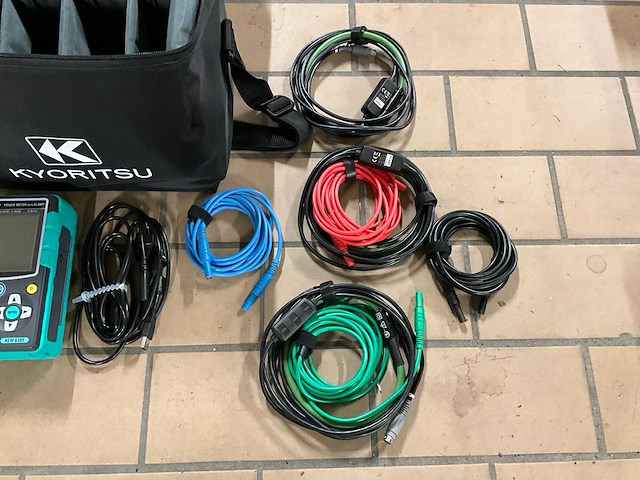 Kyoritsu kew 6305 3-fasen vermogenslogger - afbeelding 6 van  6