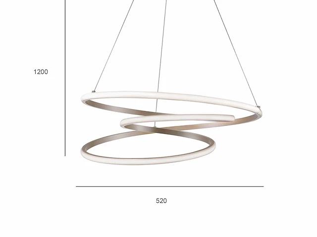 Kyoto 360 design armatuur satijn goud - afbeelding 8 van  8