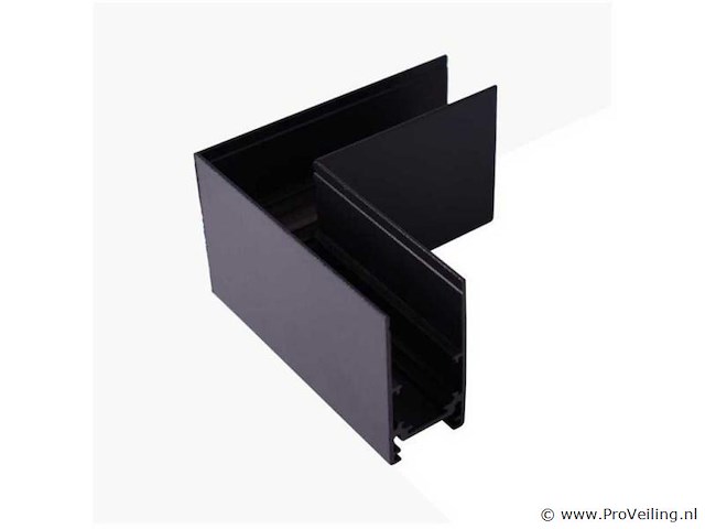 L-connector voor uitsteekmagnetische rails 20 mm - horizontaal (x4) - afbeelding 1 van  4