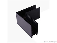 L-connector voor uitsteekmagnetische rails 20 mm - horizontaal (x4) - afbeelding 1 van  4