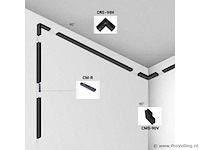 L-connector voor uitsteekmagnetische rails 20 mm - horizontaal (x4) - afbeelding 3 van  4