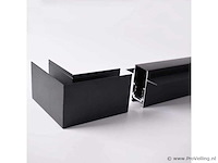 L-connector voor uitsteekmagnetische rails 20 mm - horizontaal (x4) - afbeelding 2 van  4