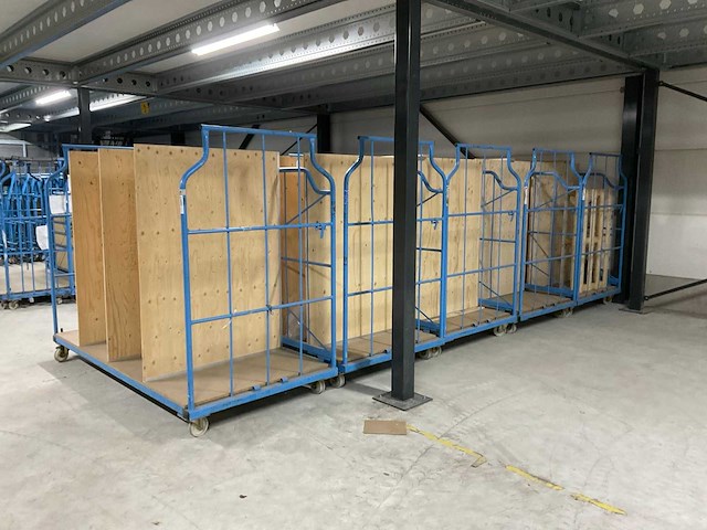 L-frame meubeltransportwagen 2370x1150x1830mm (5x) - afbeelding 1 van  3