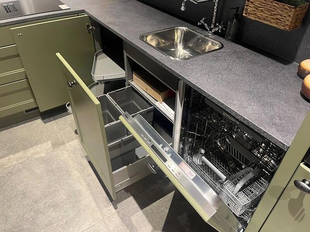 L model keuken, groen - afbeelding 13 van  21