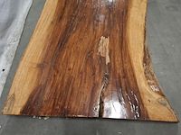 L shape tafel walnoot stam, bruin, 2026 - afbeelding 4 van  9