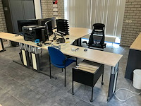 L-vorige bureauopstelling (2x) - afbeelding 2 van  7