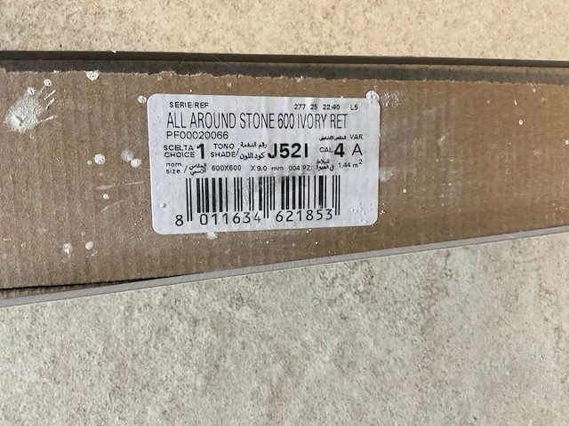 La ceramica vloertegel 60x60 cm ca. 18 m² - afbeelding 2 van  3