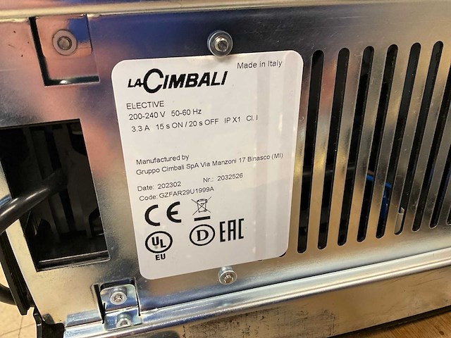 La cimbali elective koffiemolen - afbeelding 8 van  9