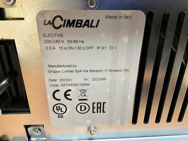 La cimbali elective koffiemolen - afbeelding 7 van  7