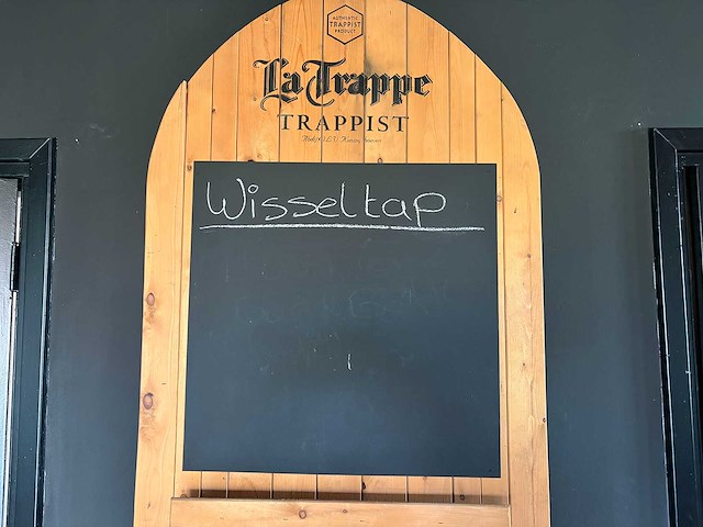 La trappe - wandkrijt bord - afbeelding 1 van  3