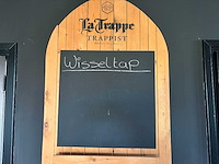 La trappe - wandkrijt bord - afbeelding 1 van  3