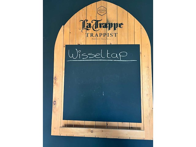 La trappe - wandkrijt bord - afbeelding 2 van  3