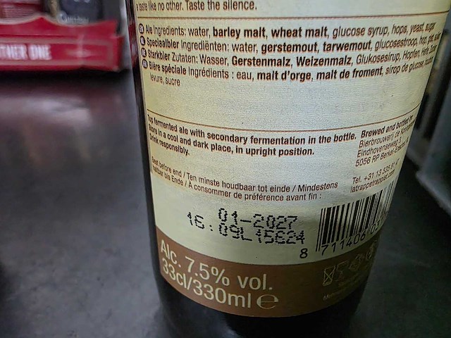La trappe speciaal bier fles (52x) - afbeelding 4 van  5