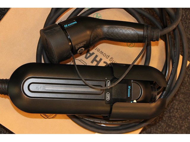 Laadkabel / mobiele lader khons g5-khons-pe-1p-16a in draagtas. schuco (230v) naar type 2. - afbeelding 2 van  2