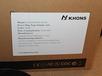 Laadkabel / mobiele lader khons g5-khons-pe-1p-16a in draagtas. schuco(230v) naar type 2. - afbeelding 4 van  4