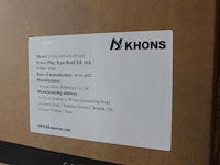 Laadkabel / mobiele lader khons g5-khons-pe-3p-16a in draagtas. cee16 rood naar type 2. - afbeelding 3 van  3