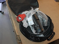 Laadkabel / mobiele lader khons g5-khons-pe-3p-16a in draagtas. cee16 rood naar type 2. - afbeelding 1 van  3